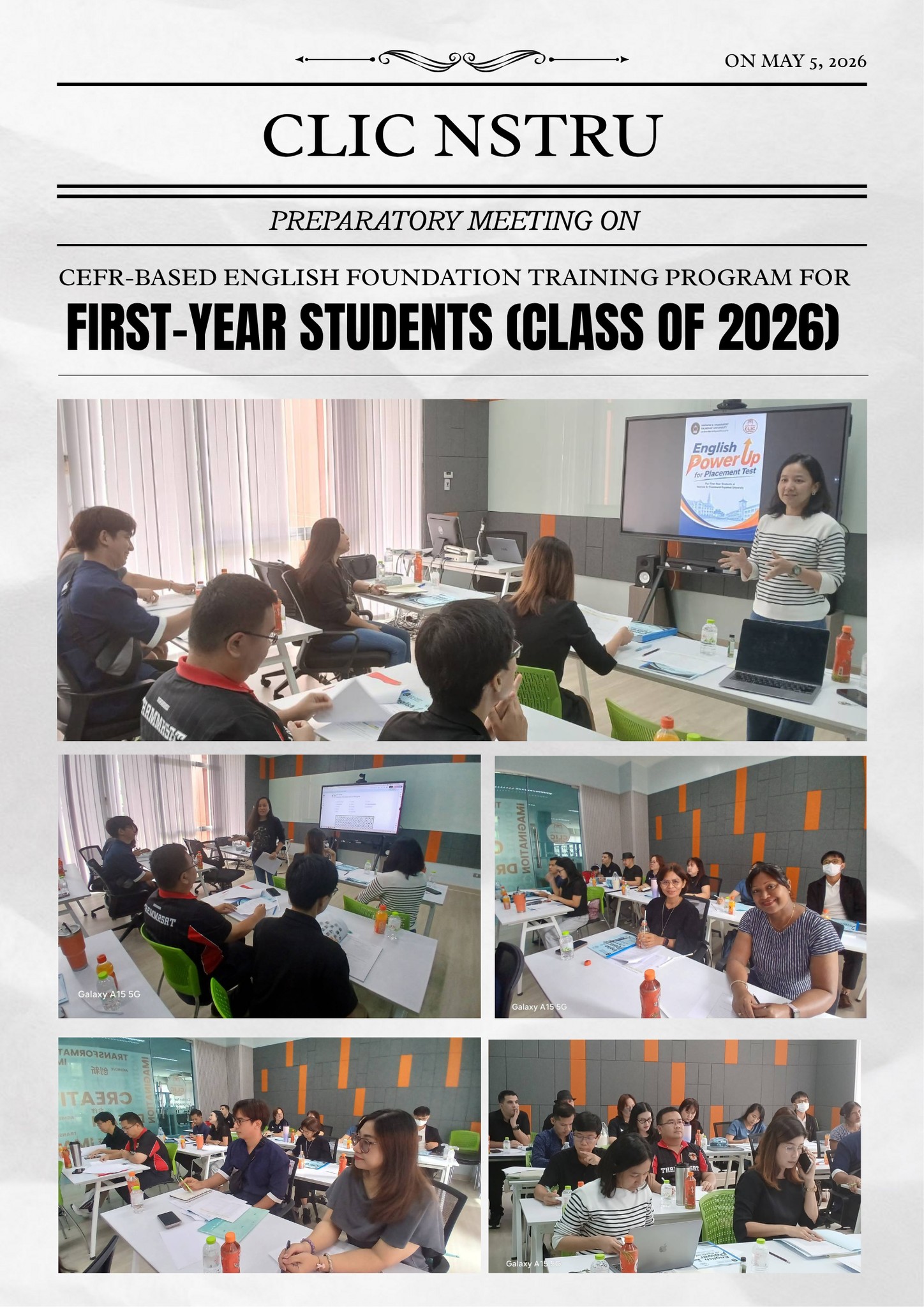 𝗖𝗘𝗙𝗥-𝗕𝗮𝘀𝗲𝗱 𝗘𝗻𝗴𝗹𝗶𝘀𝗵 𝗙𝗼𝘂𝗻𝗱𝗮𝘁𝗶𝗼𝗻 𝗧𝗿𝗮𝗶𝗻𝗶𝗻𝗴 𝗣𝗿𝗼𝗴𝗿𝗮𝗺 𝗳𝗼𝗿 𝗙𝗶𝗿𝘀𝘁-𝗬𝗲𝗮𝗿 𝗦𝘁𝘂𝗱𝗲𝗻𝘁𝘀  (𝗖𝗹𝗮𝘀𝘀 𝗼𝗳 𝟮𝟬𝟮𝟲)