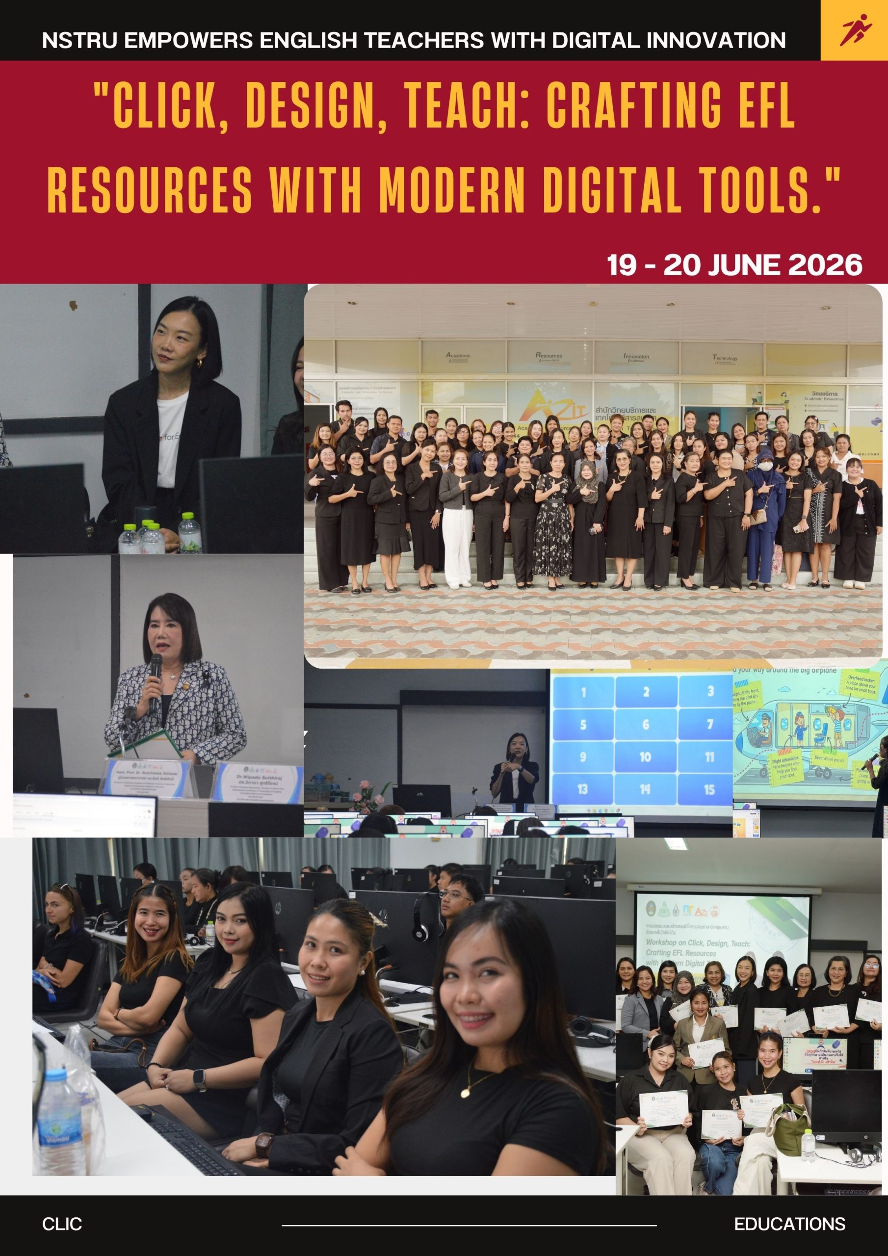 “Click, Design, Teach: Crafting EFL Resources with Modern Digital Tools. 𝗖𝗟𝗜𝗖 𝗛𝗼𝗹𝗱𝘀 𝗣𝗿𝗲𝗽𝗮𝗿𝗮𝘁𝗼𝗿𝘆 𝗠𝗲𝗲𝘁𝗶𝗻𝗴