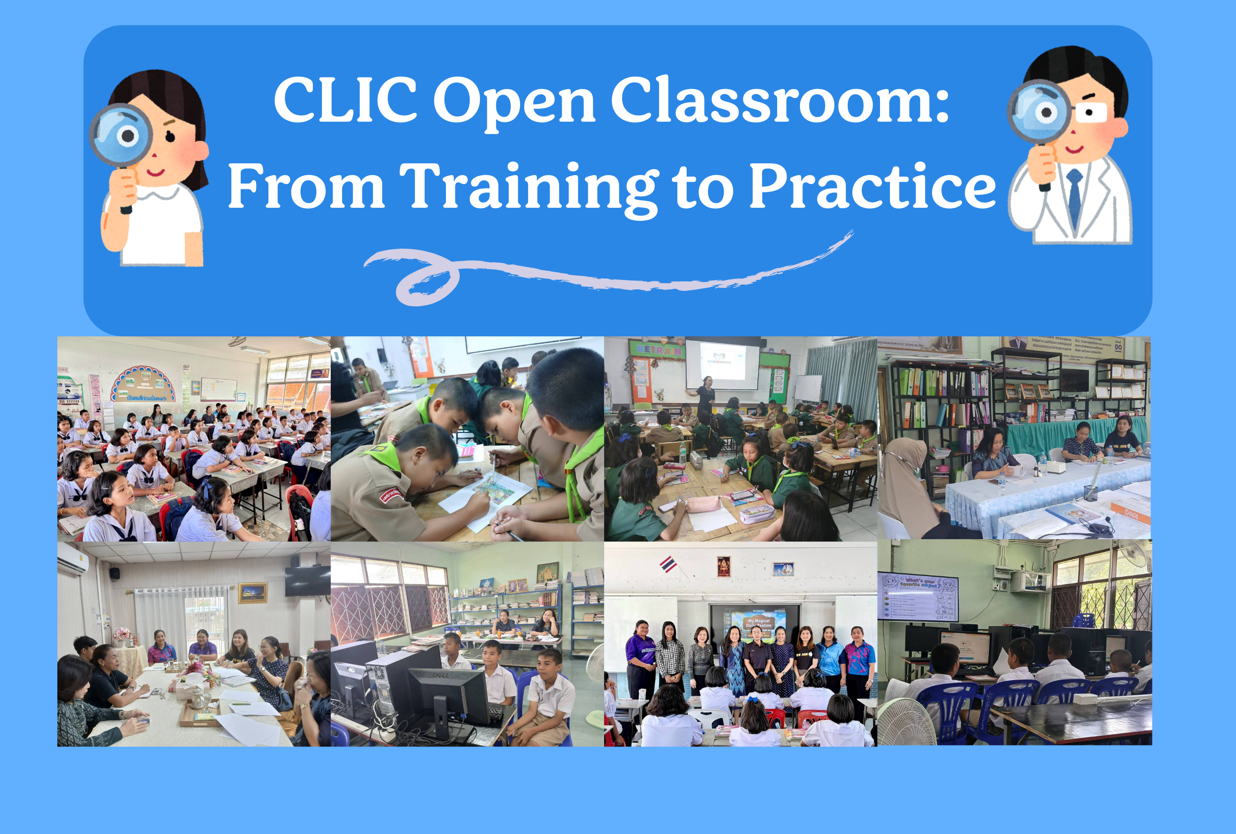 CLIC Open Classroom: From Training to Practice
