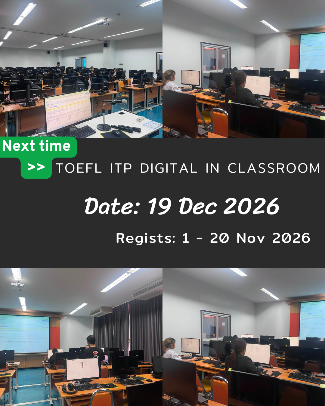 TOEFL ITP Digital in Classroom